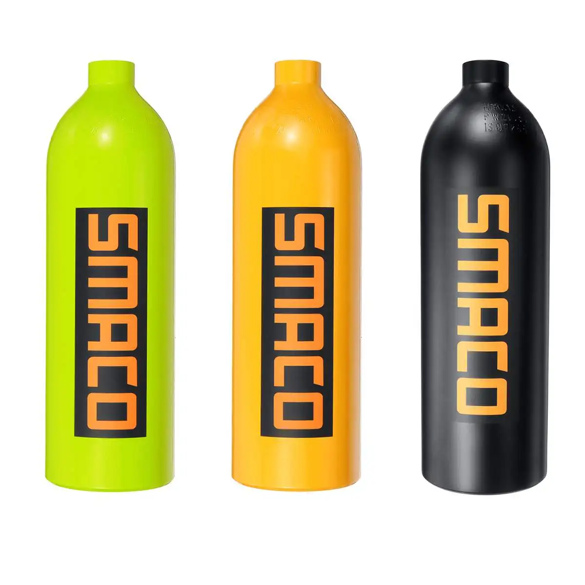 Оборудование для дайвинга SMACO 1L кислородный цилиндр для дайвинга Воздушный бак респиратор дыхательный клапан для подводного плавания