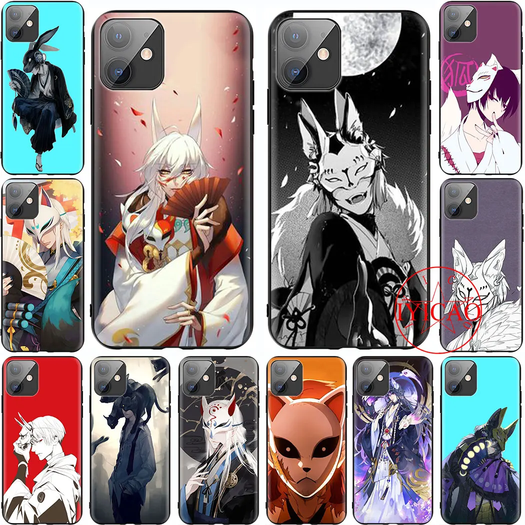 Японский маска мальчик аниме Мягкий силиконовый чехол для телефона iPhone 5 6 7 8 11 5S 6s