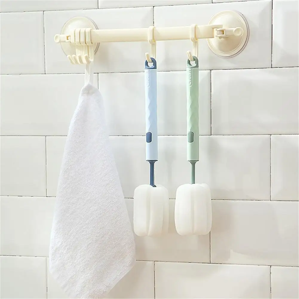 

Detachable Long Handle Sponge Cup Brush Cleaner Multifunctional Cleaning Tool Household Goods