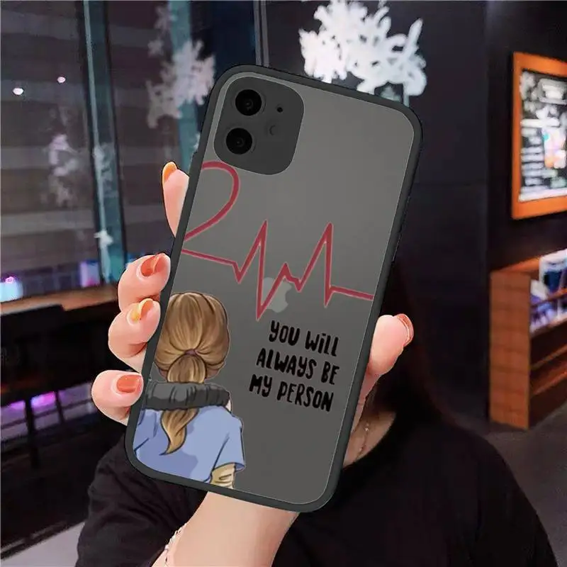

Greys Anatomy Phone Cases matte transparent For iphone 7 8 11 12 plus mini x xs xr pro max cover