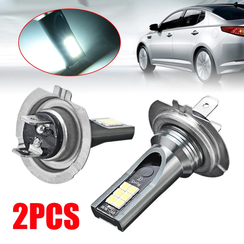 

2pcs 110W 11000LM H7 LED Canbus Headlight Kit Hi/Lo Beam Car Headlamp Bulb Fog Lamps Bright White 6000K 9-32V