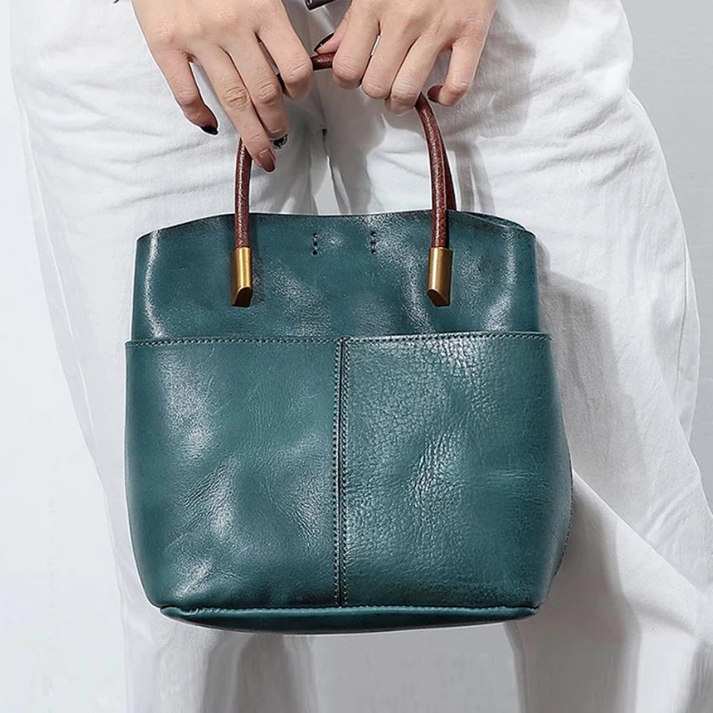 

100% Genuine Leather Handbags Women Bags Designer Large Capacity Tote Bag Famous Brand Leather Shoulder Crossbody Bags for Women