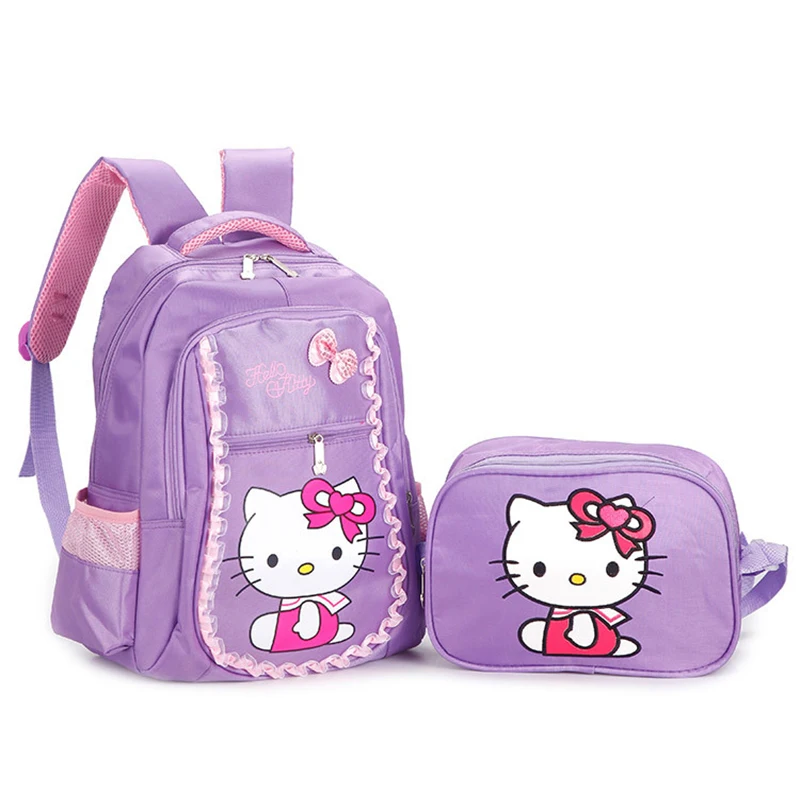 Рюкзак для девочек HELLO KITTY милый розовый рюкзак с рисунком из мультфильма