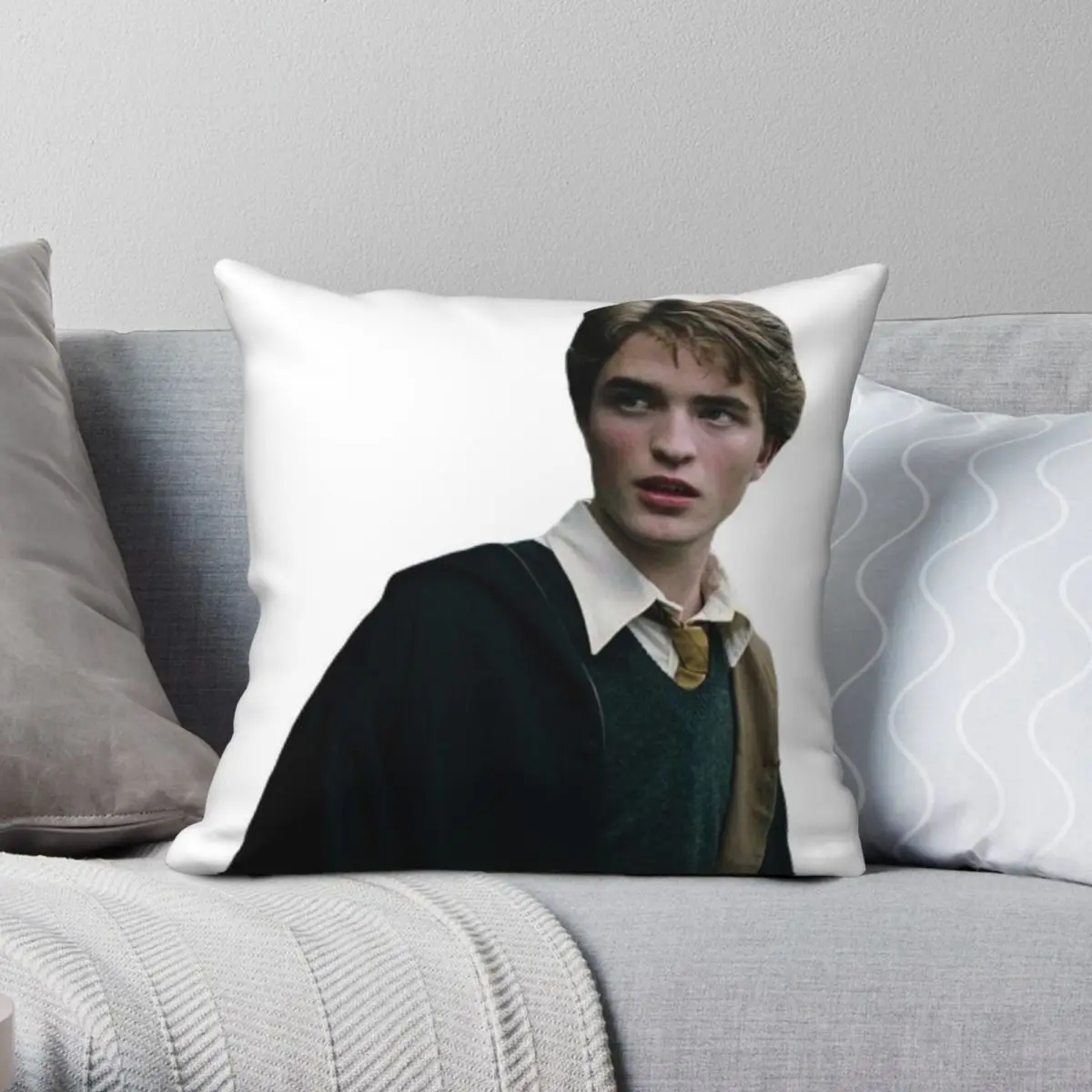 

Cedric Diggory квадратный чехол для подушки из полиэстера и льна, бархатный чехол с принтом на молнии, декоративный чехол для подушки