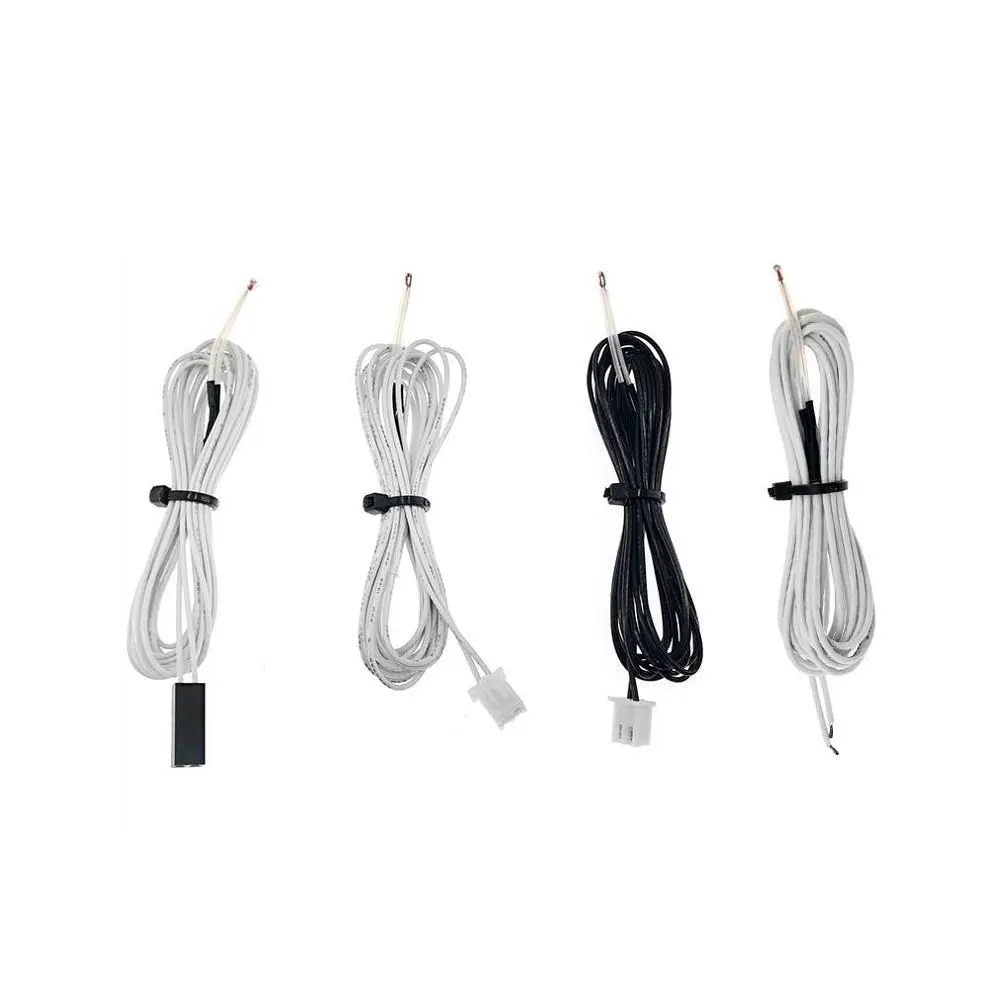 

5pcs/lot 100K ohm NTC 3950 Thermistors Sensors with Cable 3D Printers Parts Temperature Part White 1M Line Accessories