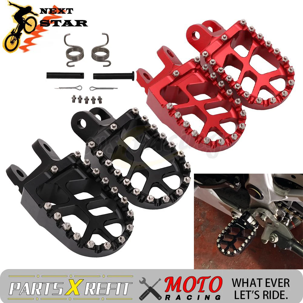 Подножки для ног подножки Honda Kawasaki CR 80 85 CRF1000L CRF 2020 L 1000 2016 XR250 XR400 XR650 KLX KLR 2017 |