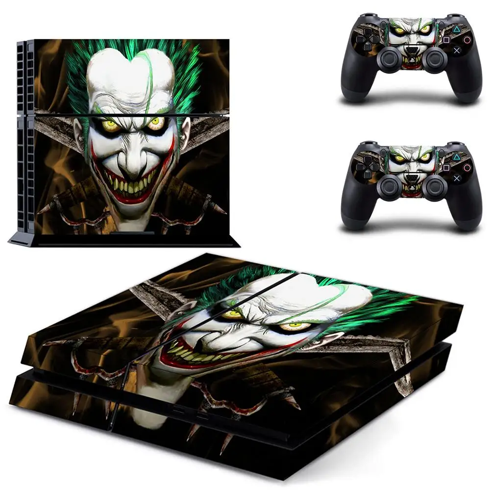 DC Джокер PS4 наклейка s Play станция 4 кожа Наклейки Обложка для playstation 4 PS4 консоль и контроллер скины - Цвет: DPTM1971