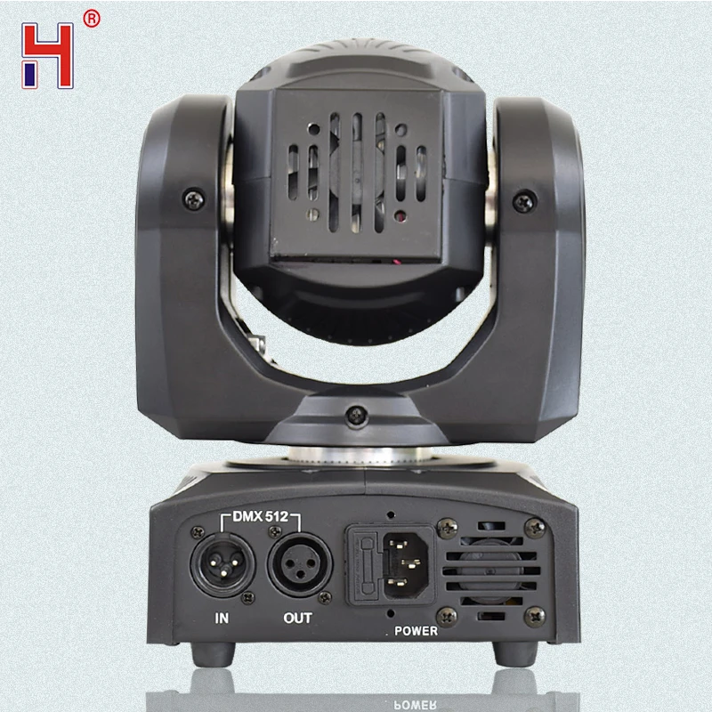 Hongyi Lyre Moving Head 30 Вт Мини-светодиод 7 цветов 8 гобозвук Активное сценическое