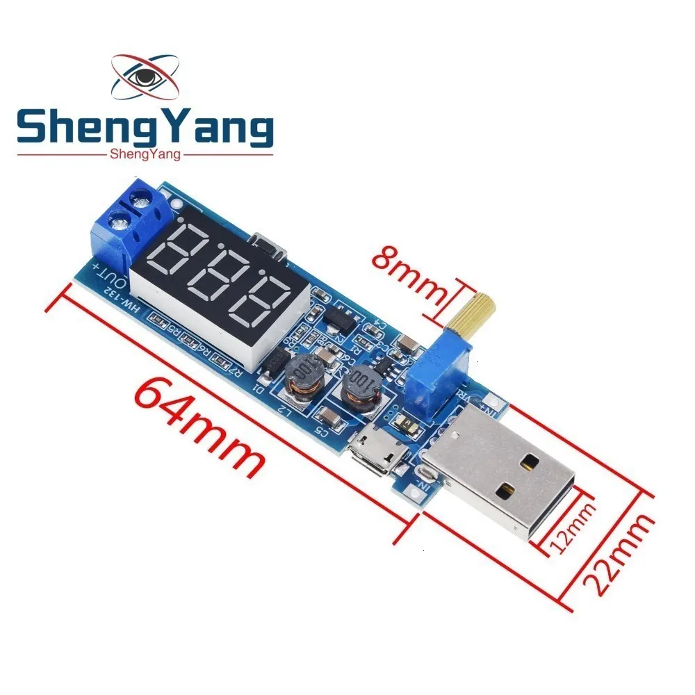 DC-DC 5V до 3,5 V/12 V USB Шаг вверх/вниз Питание Модуль Регулируемый повышающий преобразователя постоянного тока Выход постоянного тока 1,2 V-24 V