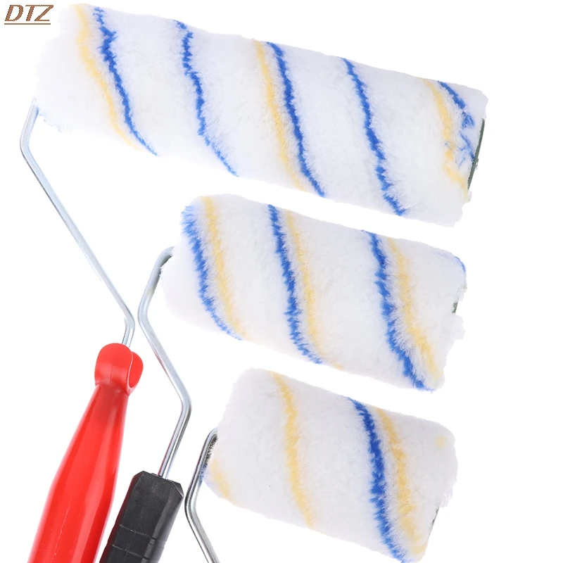 

Hot selling DIY multifunctional gecko roll decorative painting brush tool paint roller brush 4/6/9inch household wall brush tool