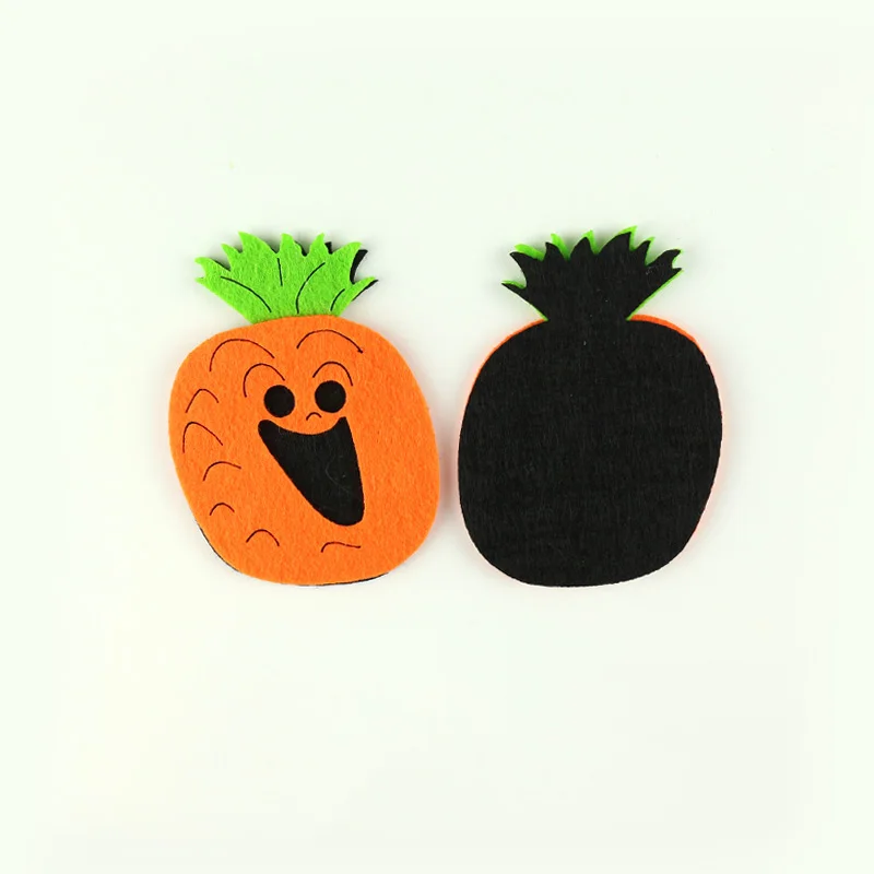 10 шт./лот ткань Войлок ананас аппликация фрукты нашивки для детей ручная
