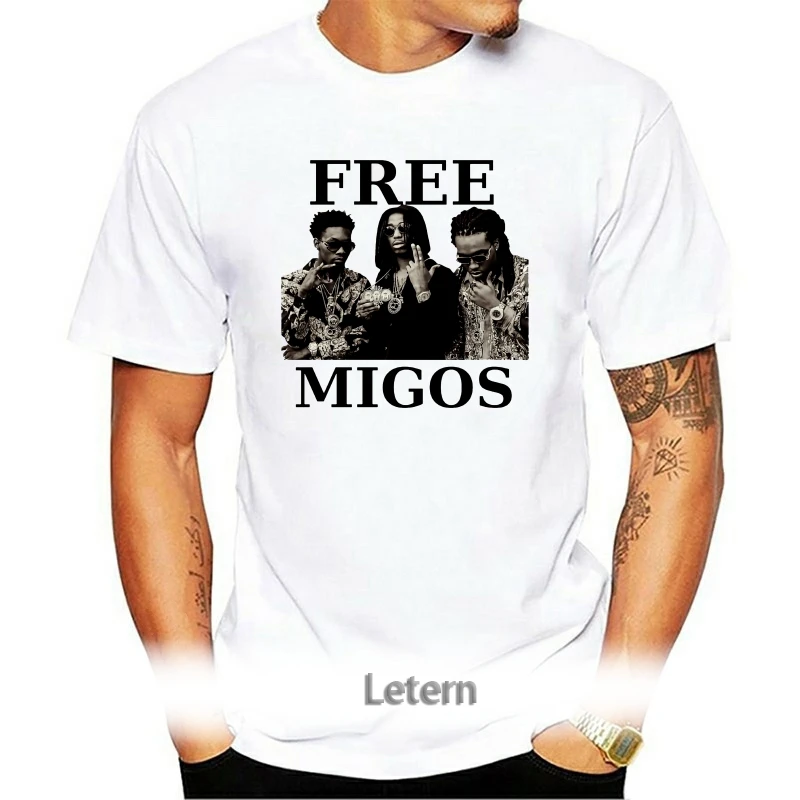 

Cool Man Migos T Shirts Graphic Print Homme Tees Soft T-Shirt
