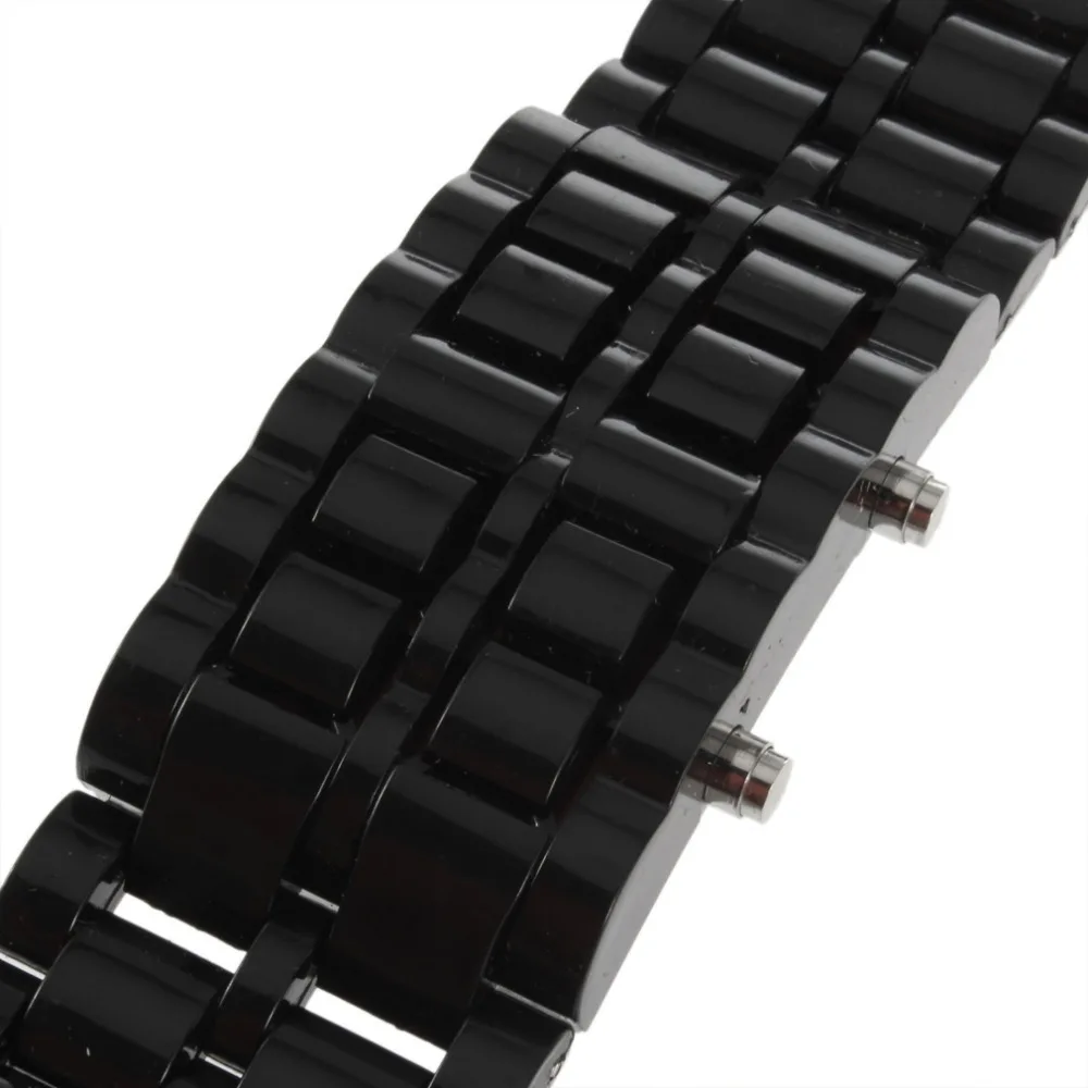 

OUTAD Men Women Digital Watch Lava Iron Samurai Plastic LED Bracelet Watch Wristwatch Sports Style Relogio