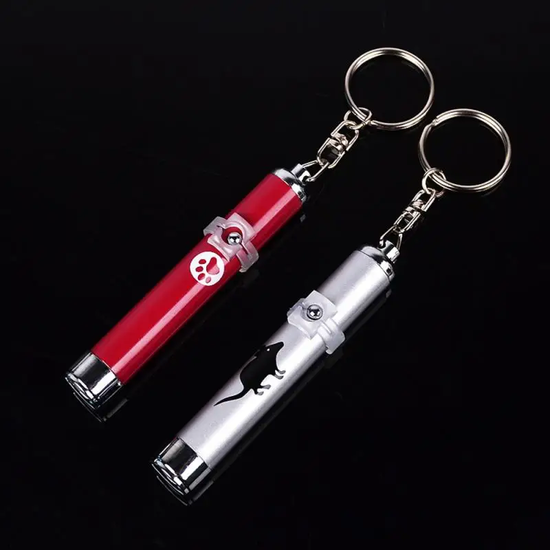2022 Pet Cat Toys Pointer light Pen With Bright Animation Mouse Paw print fish Torch Interactive Training Laser | Спорт и