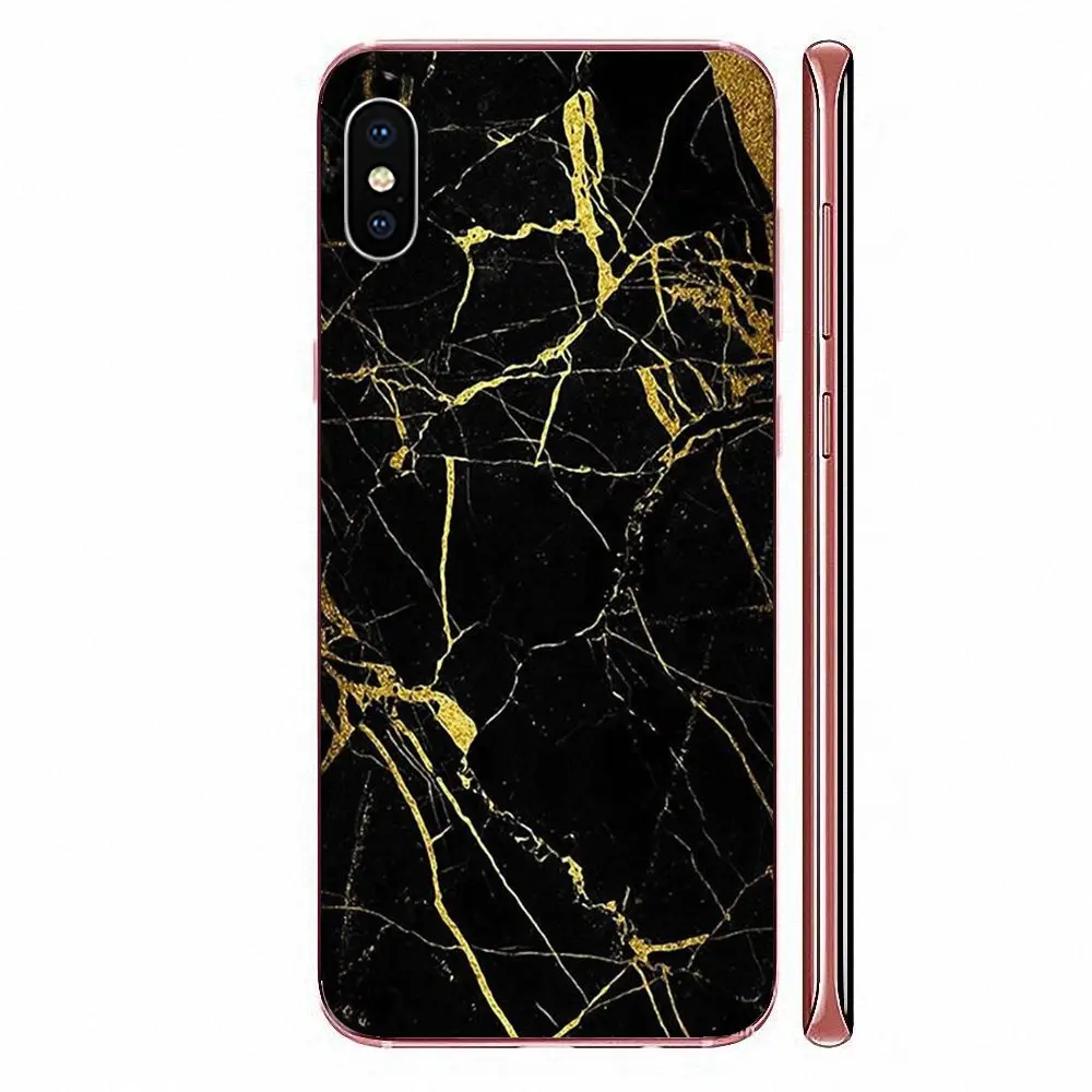 For Samsung Galaxy Note 5 8 9 S3 S4 S5 S6 S7 S8 S9 S10 5G mini Edge Plus Lite TPU Covers Stone Granite Marble Texture Pattern | Мобильные