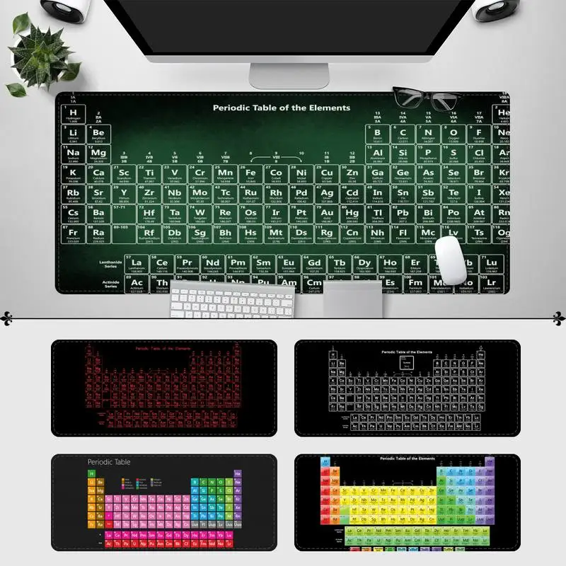 

Soft Periodic Table of Elements Gaming Mouse Pad Laptop Computer Mause Pad Desk Mat For Big Gaming Mouse Mat For Overwatch/LOL
