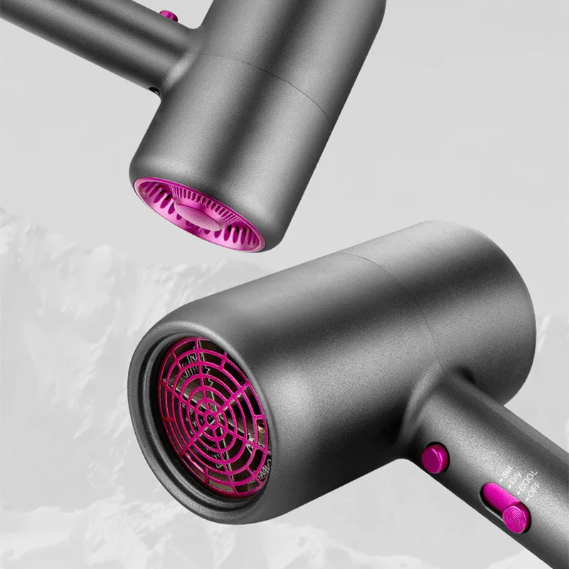 

1800W Big Power Hair Dryers Hot Cold Wind with Air Collecting +Scattering Nozzle Hammer Blower Straight Hair Curls Salon Style