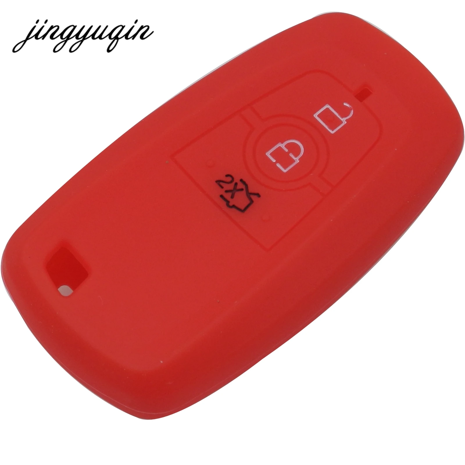 30 шт./лот 3 кнопки силиконовый чехол для автомобильных ключей сумка защитный Ford