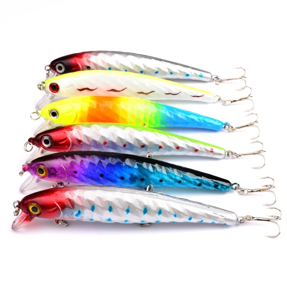 1 шт. морской рыбалки Minnow приманки 6 # крюк 120 мм/15 г искусственная приманка
