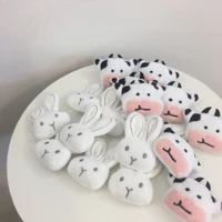 cute catnip toy dairy cow rabbit design cat toys with real catnip fillings