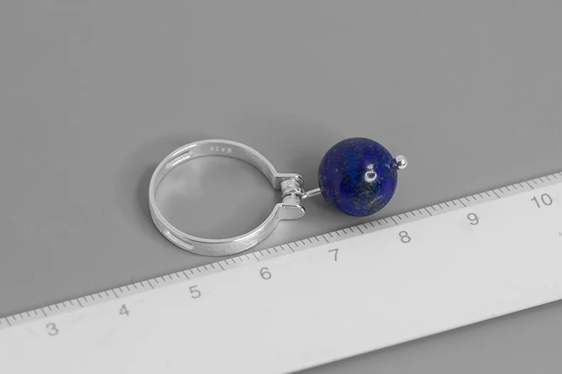 INATURE 925 пробы Серебряное модное кольцо с драгоценным камнем бесконечная планета для женщин вечерние ювелирные изделия