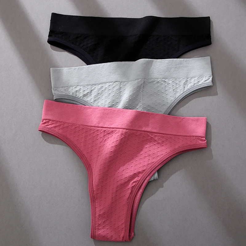 Трусики женские бесшовные с высокой талией 2021 одноцветное нижнее белье XXL