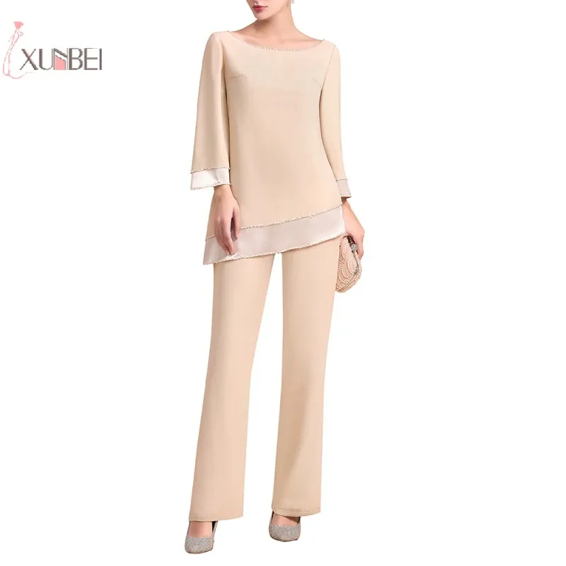 Шифоновые платья для матери невесты брючный костюм свадебное официальное платье