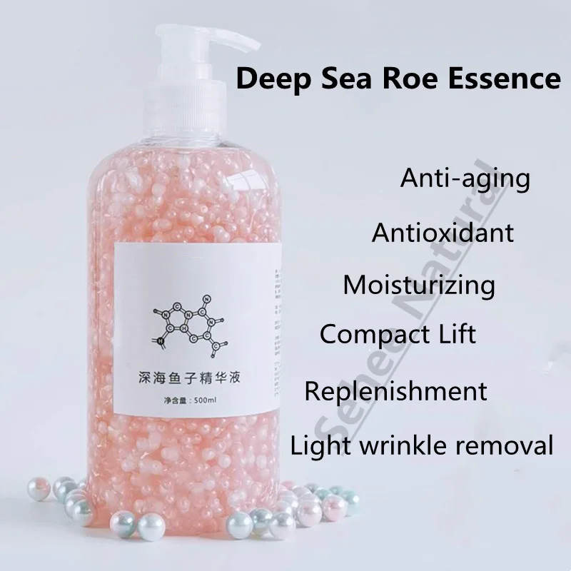 Deep Sea Roe Essence Roe Caviar Anti Gravity Essence Anti Wrinkle Anti Aging 500ml Beauty Skin Care Products Wholesale