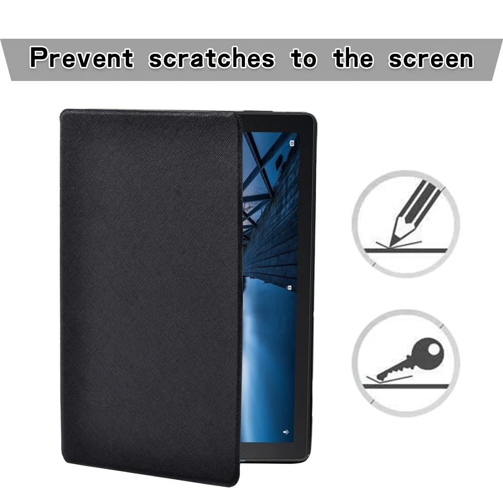 

For Lenovo Tab M10/Tab E10/Tab M10 Plus TB-X606F/X Tablet Case Flip Stand Leather Tablet Cover Case + Free Stylus