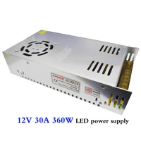 ac 110v 220v to dc 360w 12v 30a switching power supply led lighting transformer adapter driver for led strip monitoring power