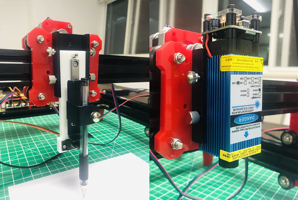 DIY плоттер для рисования карандашное приспособление устройство с сервоприводом