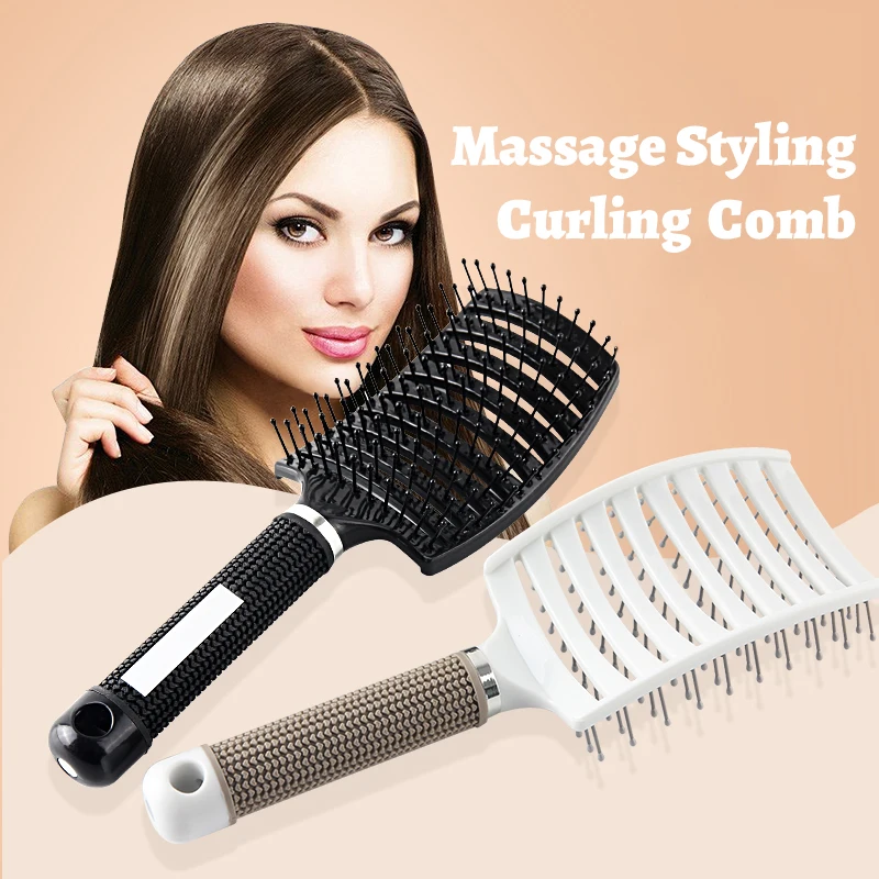 

Magic Hair Comb Women Detangler Hair Brush Bristle Nylon Scalp Massage Comb Tangle Detangling Hair Brush Hairdressing Salon