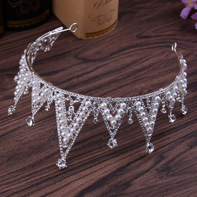 Ювелирное изделие для детей милое детское Стразы в виде короны диадемы oбoдoк с