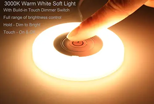 Диммируемый светодиодный купольный светильник с сенсорным диммером потолочный