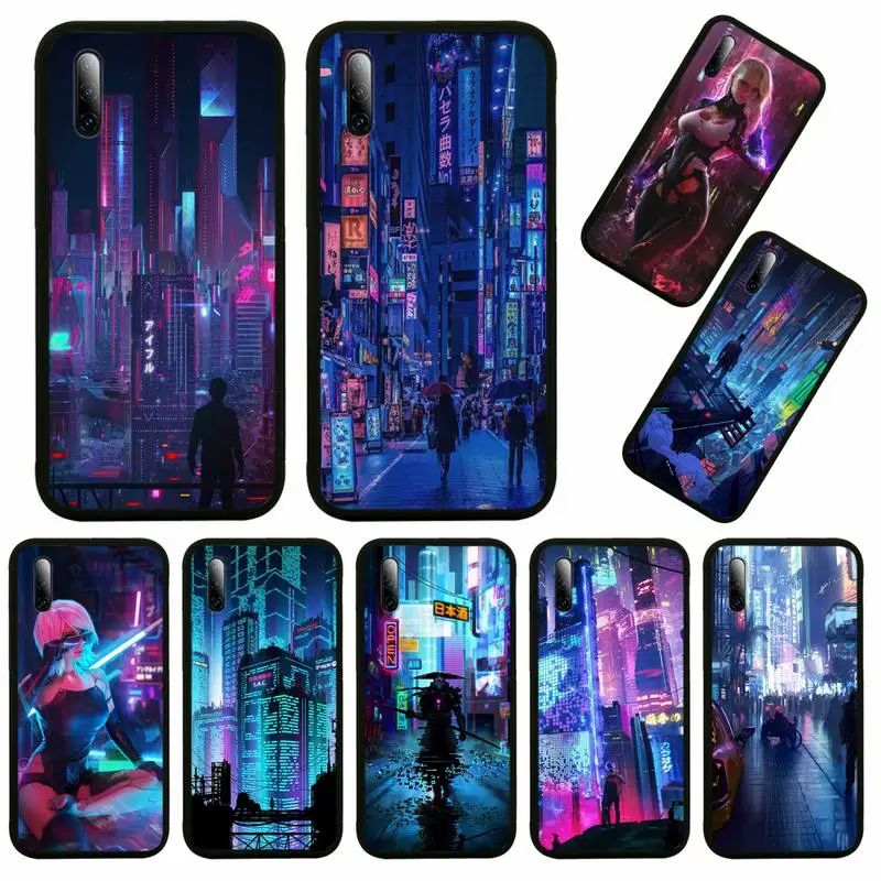 

Cyberpunk Phone Case For Samsung A6 A7 A8 A10 A11 A20 A21 A30 A31 A40 A50 A70 A80 A91 Plus S E Coque