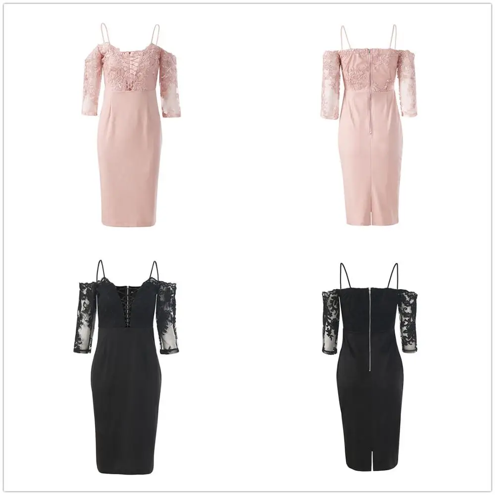 сексуальное платье с открытым плечом женское летнее v образным вырезом вечерние