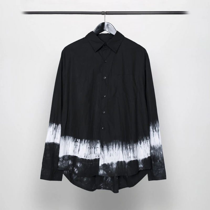 

Рубашка мужская повседневная, в стиле хип-хоп, весна-осень