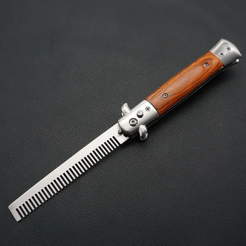 Складные автоматические расчески для ножей набор из нержавеющей стали 1 шт.