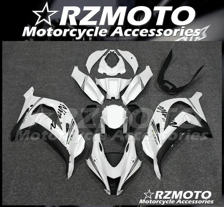 

New ABS Motorcycle whole Fairings kit Fit for Kawasaki Ninja ZX-10R 2016 2017 2018 2019 10R 16 17 18 19 Bodywork set white black