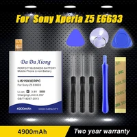 high quality model lis1593erpc 4900mah li ion phone battery for sony xperia z5 e6633 e6603 e6653 e6883 e6683