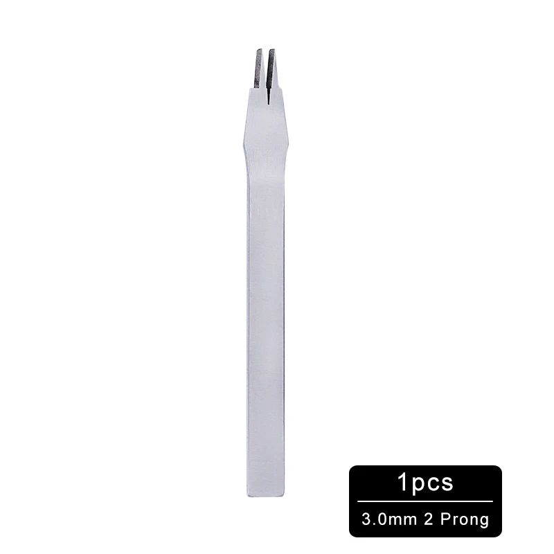 1Pcs 3mm2Prong MIUSIE 1 шт. 3,38/3,85/3,0/2,7 мм французский Стиль кожи ремесла дыроколы шить Перфоратор Инструмент Craft одноножевая бумагорезальная машина - Цвет: 1Pcs 3mm2Prong