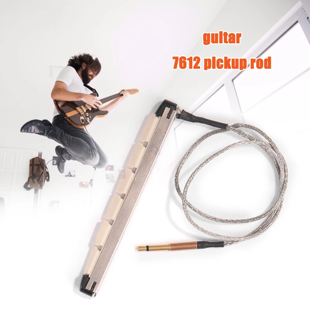 

6 String High Sensitive Acoustic Guitar Bridge Saddle Rod Piezo Folk Guitar Flexible Strip Pickup Stick Instrument Accessories