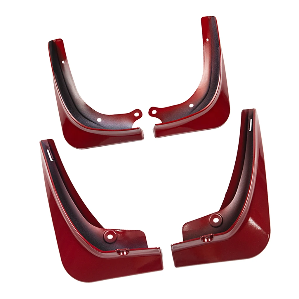 

Красная Автомобильная грязеотталкивающая Передняя и задняя защита колеса для Tesla Model 3 16-19