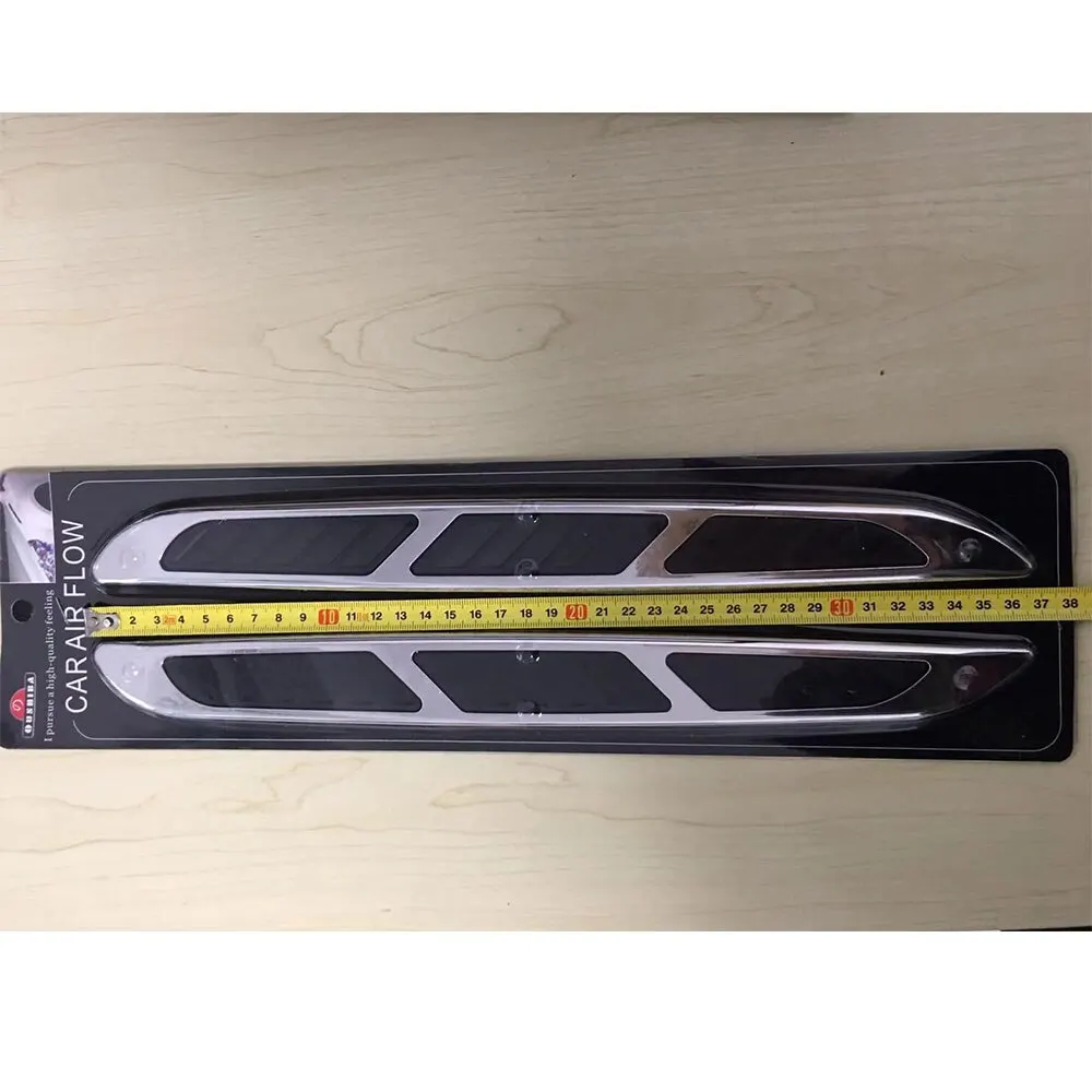 2 шт. капот автомобиля воздушного потока Vent Fender крышки Акула Наклейка жабры