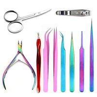 nail art manicure tools kit nail cuticle scissors pusher remover cutter stainless steel cuticle nipper clipper nail art tool set