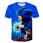 2021 Sonic зубная щётка для мальчиков одежда с рисунком из аниме Harajuku над Размеры d футболка Летняя футболка для мальчиков с надписью 3D модные футболки мужские размера плюс Размеры в уличном стиле
