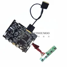 Slim 3840X2160 4K 60HZ TYPE-C HDMI-compatible LCD controller board support LCD LTN156FL02-L01 phone sync 5V-12V power supply