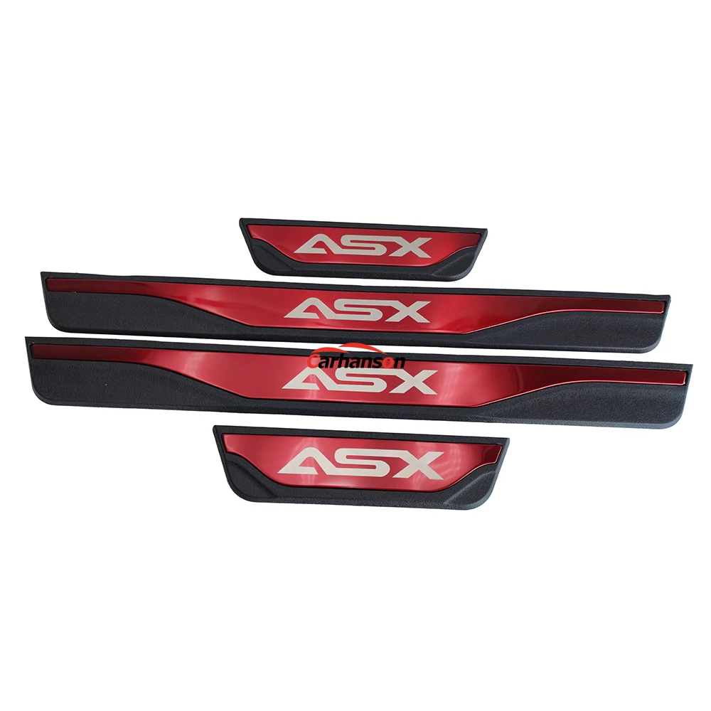 Автомобильный Стикеры для Mitsubishi Asx аксессуары Нержавеющая сталь порогов Авто таблички гвардии 2011 2013