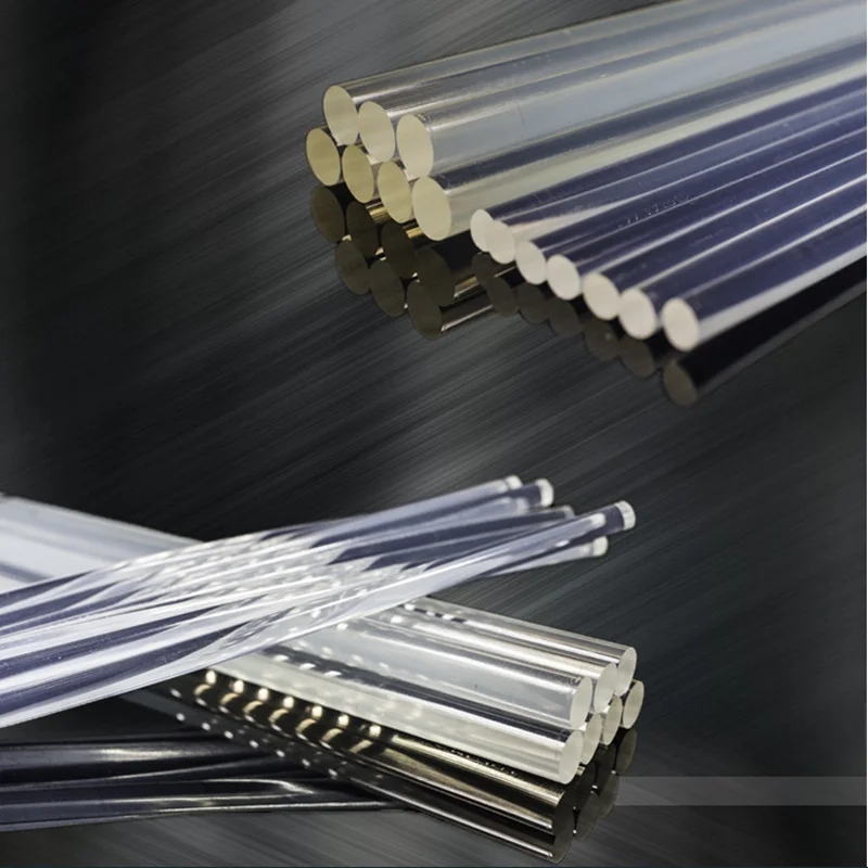 

50pcs Very Transparent Hot Melt Glue Sticks 7mm Diamter 100mm Length For Electric Glue Gun Craft Album Repair Tools