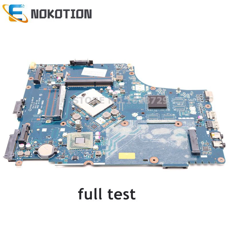 NOKOTION материнская плата для ноутбука acer aspire 7750 7750Z P7YE0 LA-6911P MBRN802001 MB. RN802.001 основная плата HM65 DDR3